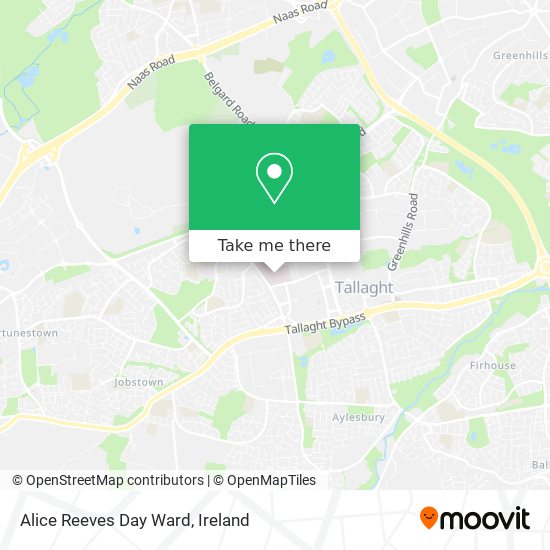 Alice Reeves Day Ward map