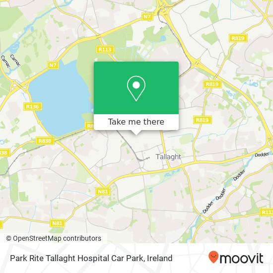 Park Rite Tallaght Hospital Car Park map