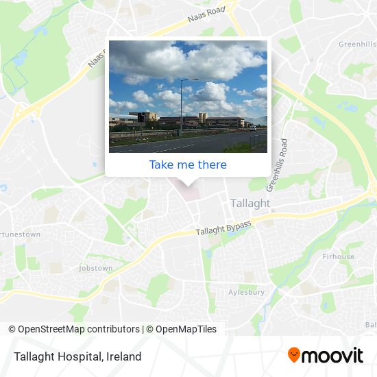 Tallaght Hospital map