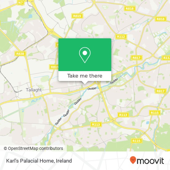 Karl's Palacial Home map