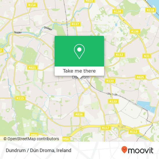 Dundrum / Dún Droma map
