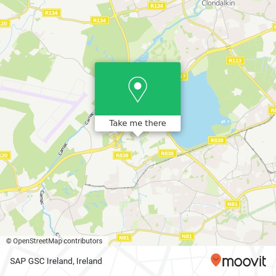 SAP GSC Ireland map