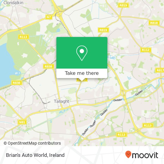 Brian's Auto World map