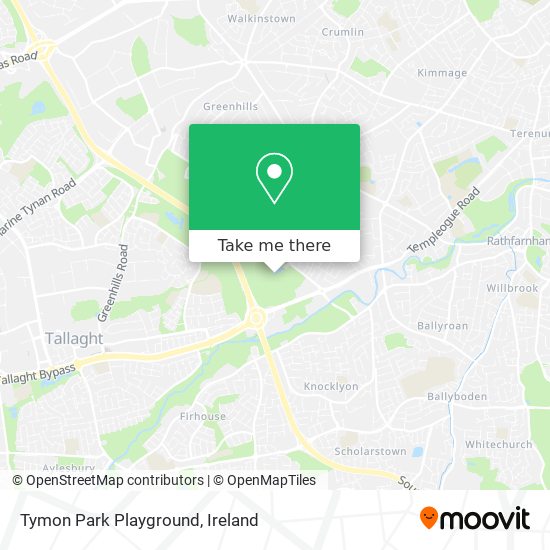 Tymon Park Playground map