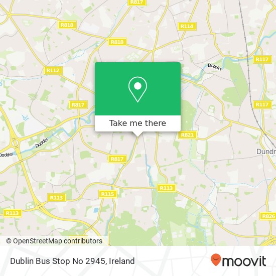 Dublin Bus Stop No 2945 plan