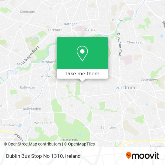Dublin Bus Stop No 1310 map