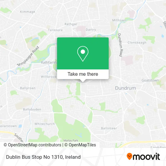 Dublin Bus Stop No 1310 map
