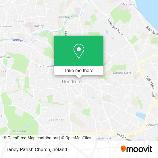 Taney Parish Church map
