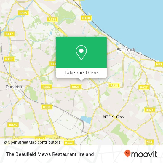 The Beaufield Mews Restaurant map