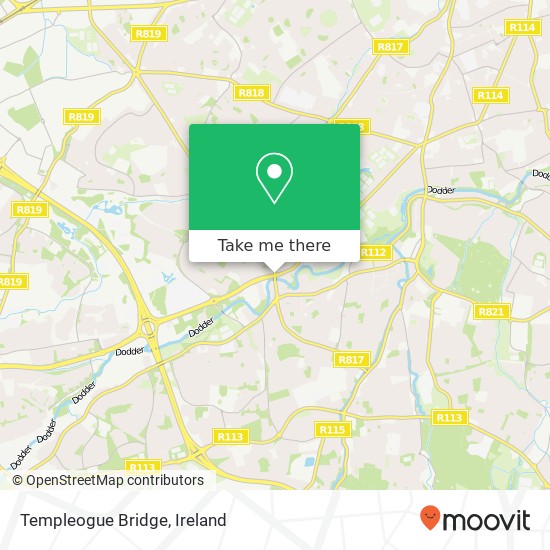 Templeogue Bridge map