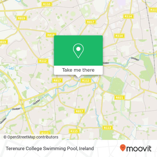 Terenure College Swimming Pool map