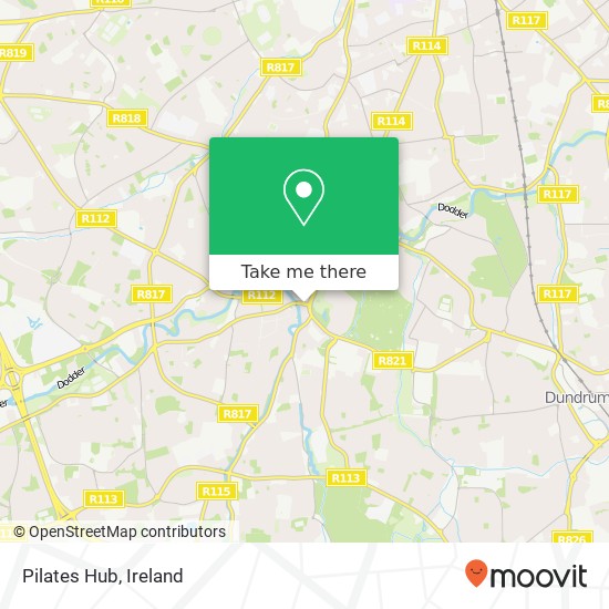 Pilates Hub map