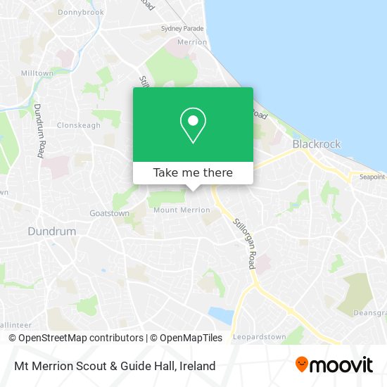 Mt Merrion Scout & Guide Hall map