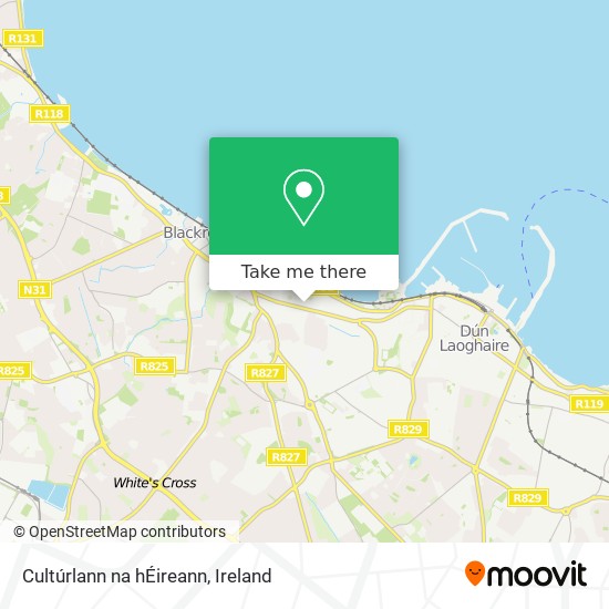 Cultúrlann na hÉireann map
