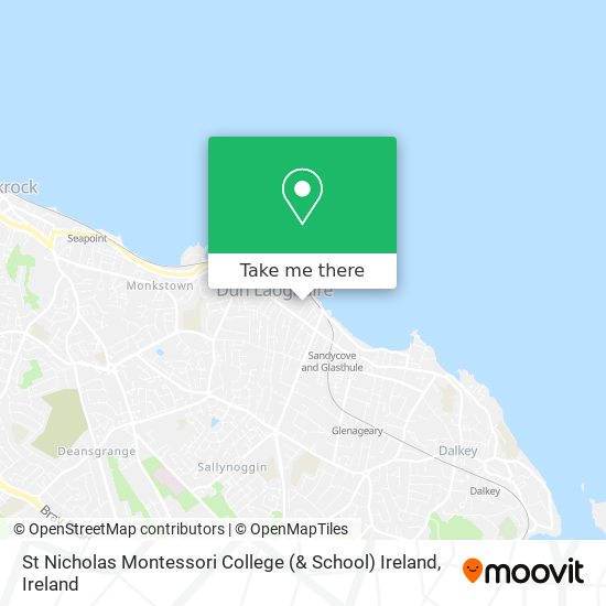 St Nicholas Montessori College (& School) Ireland plan