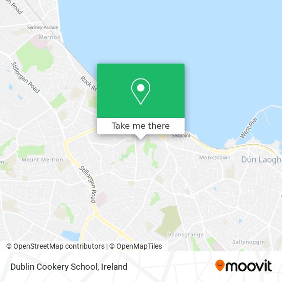 Dublin Cookery School map