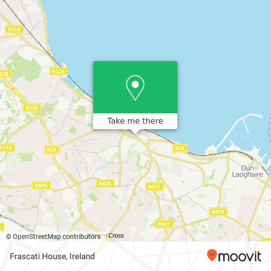 Frascati House map