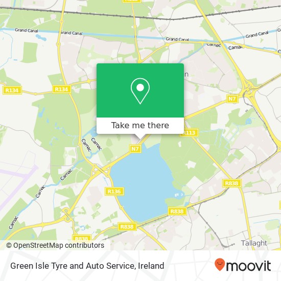 Green Isle Tyre and Auto Service map