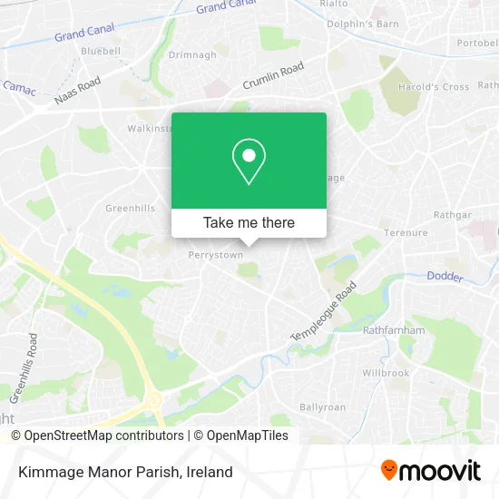 Kimmage Manor Parish map