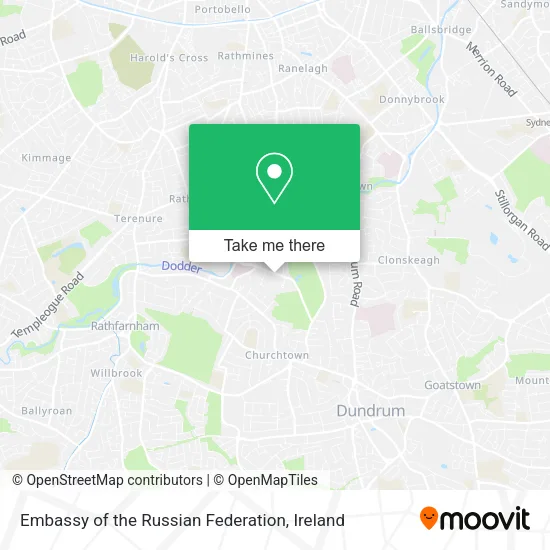 Embassy of the Russian Federation map