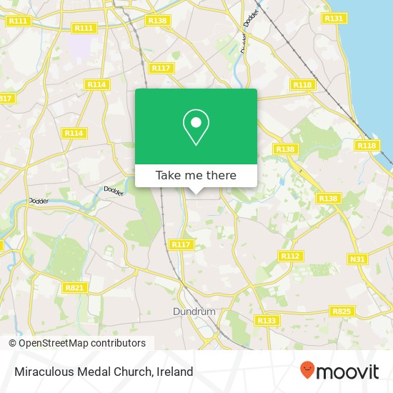 Miraculous Medal Church map