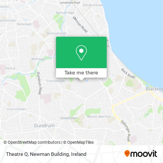 Theatre Q, Newman Building map