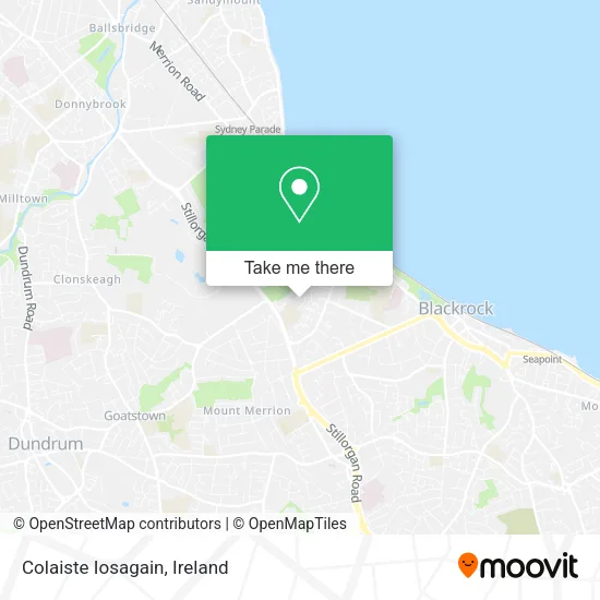 Colaiste Iosagain map