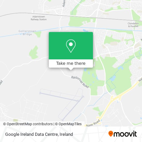 Google Ireland Data Centre map