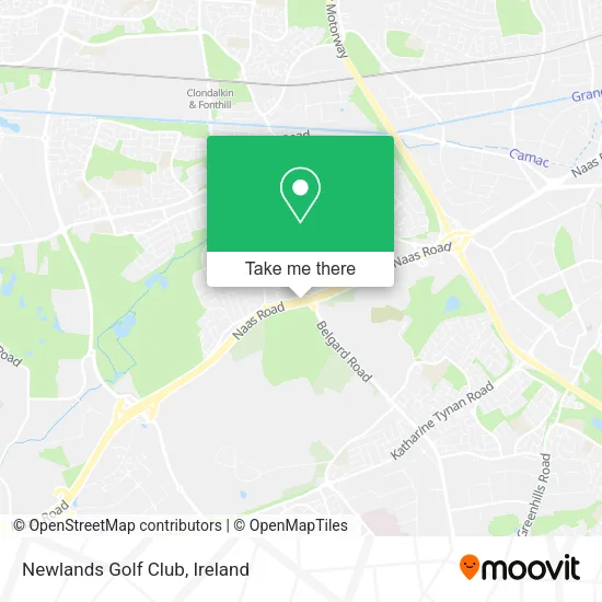 Newlands Golf Club map