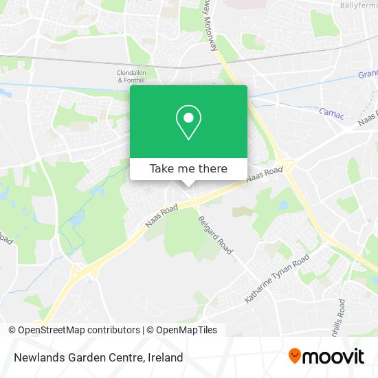 Newlands Garden Centre map
