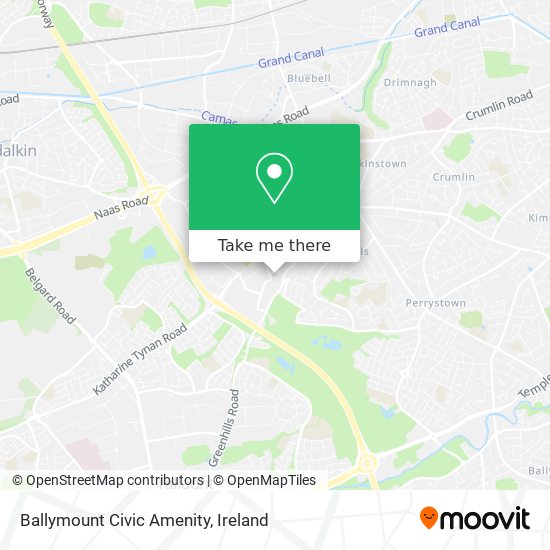 Ballymount Civic Amenity map