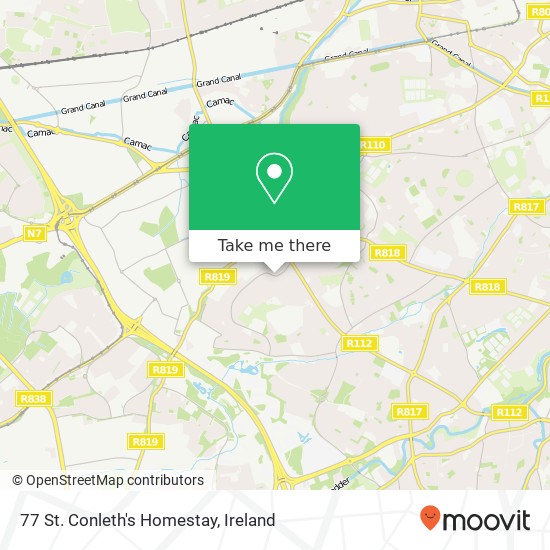 77 St. Conleth's Homestay map