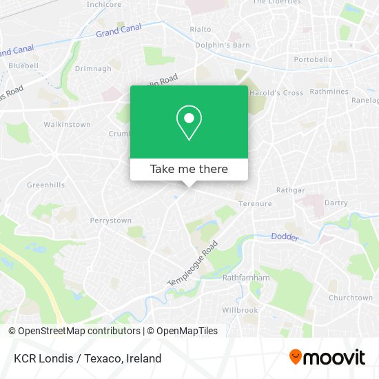 KCR Londis / Texaco map