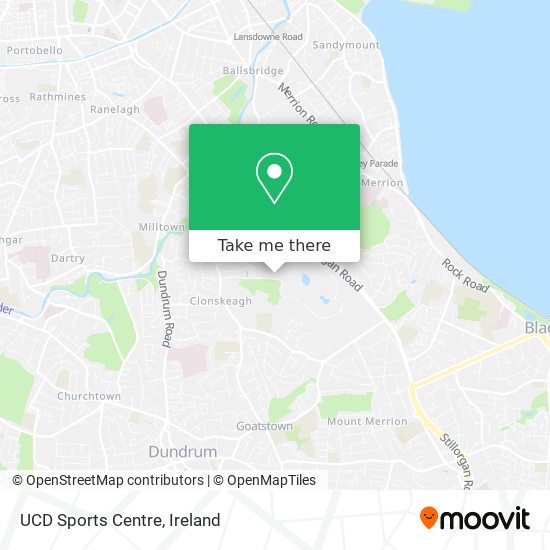 UCD Sports Centre map