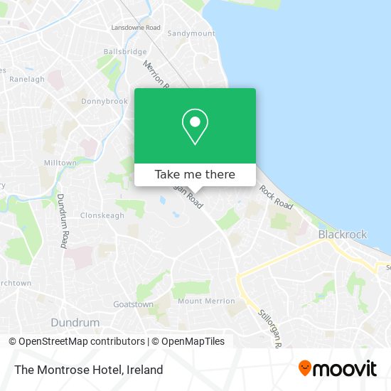 The Montrose Hotel map