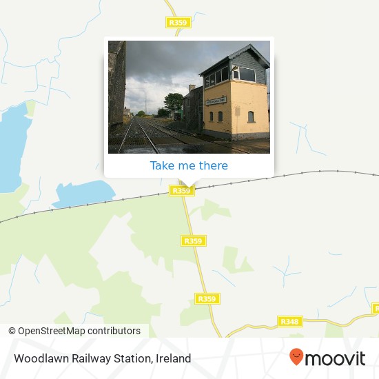 Woodlawn Railway Station map
