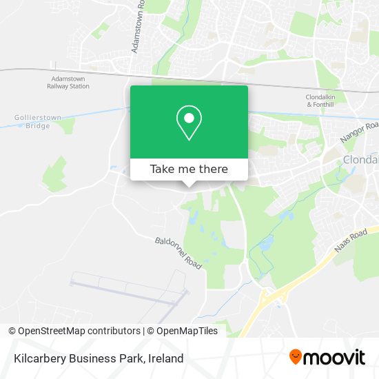 Kilcarbery Business Park map