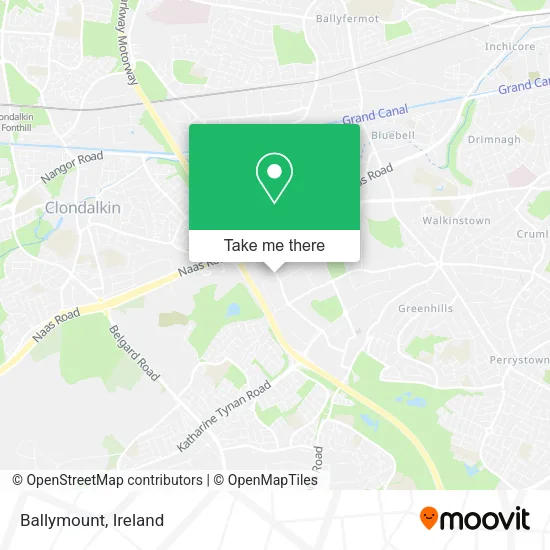 Ballymount map