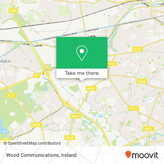 Wood Communications map