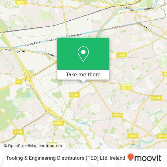 Tooling & Engineering Distributors (TED) Ltd map