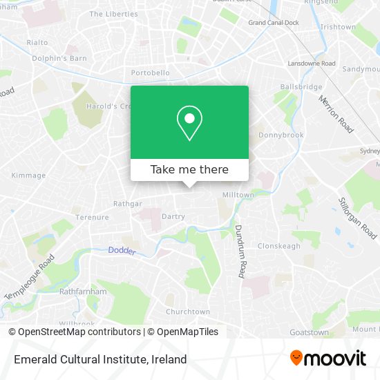 Emerald Cultural Institute map