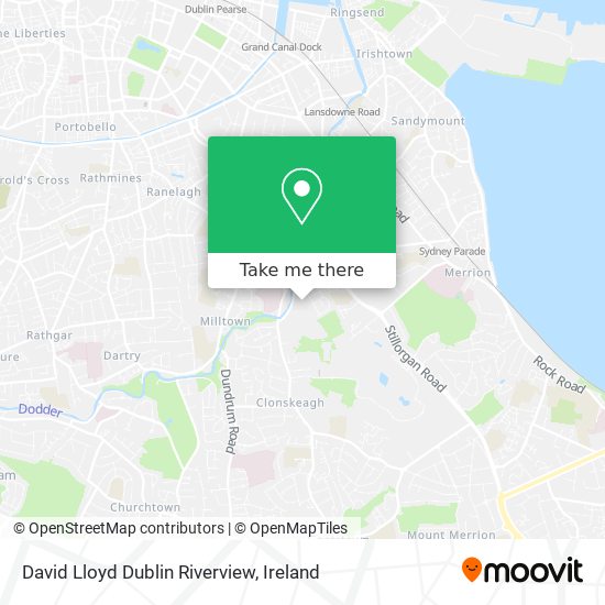 David Lloyd Dublin Riverview map