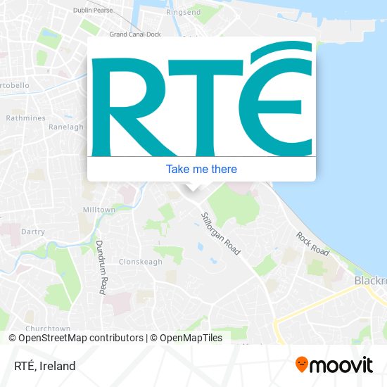 RTÉ map