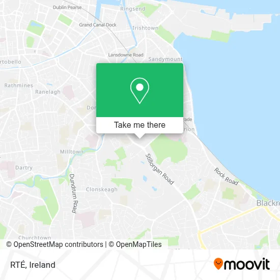RTÉ map