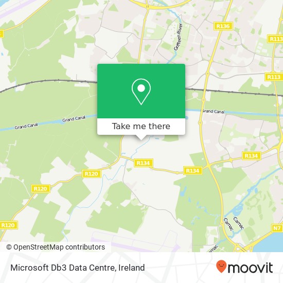 Microsoft Db3 Data Centre map