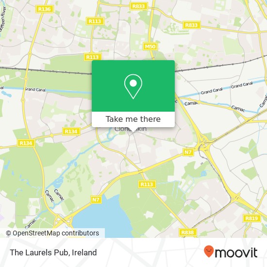 The Laurels Pub map