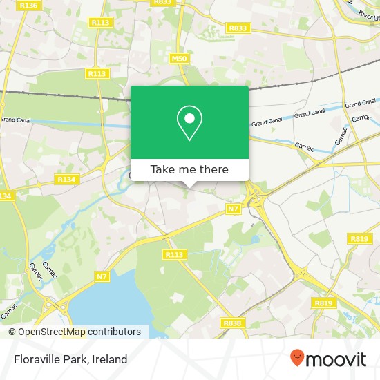 Floraville Park map