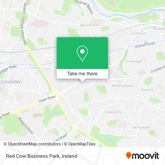 Red Cow Business Park map