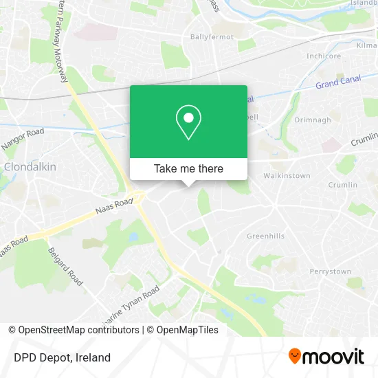 DPD Depot map