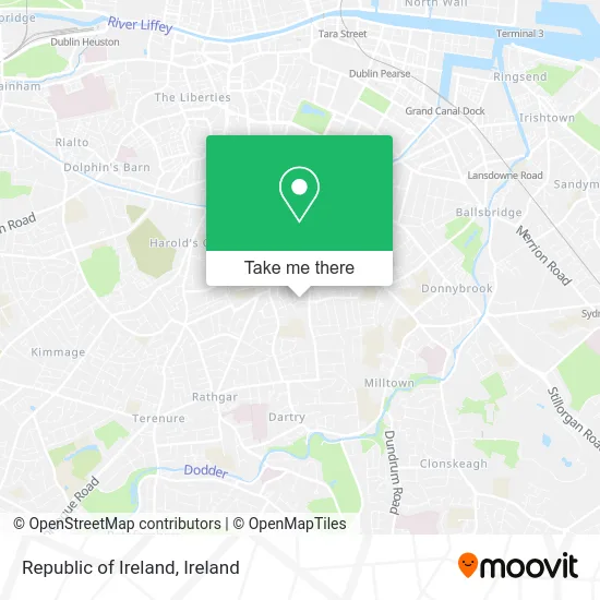 Republic of Ireland map